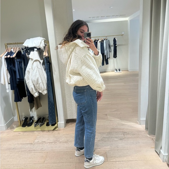 Sandro Blue Straight Leg Jeans Timeless Style - Picture 3 of 3